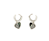 Equilibrium Hearts Paua Shell Earrings